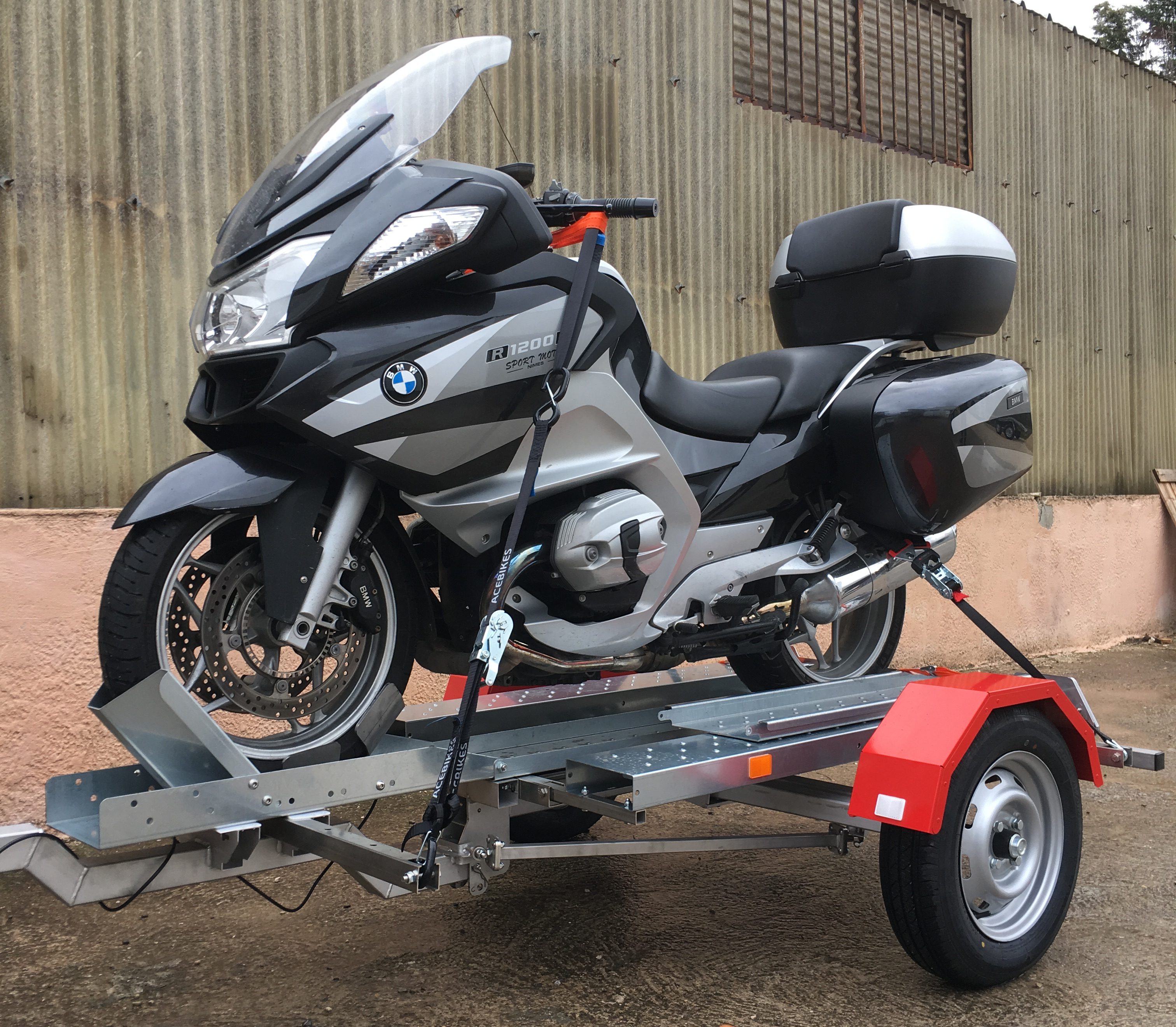 Remorque pliante moto lourde modèle HD OZICONCEPT