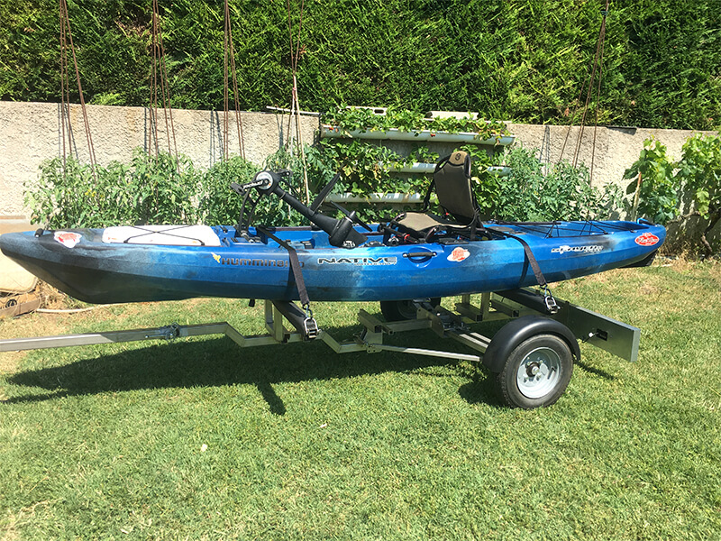 Remorque Porte Kayak almoire
